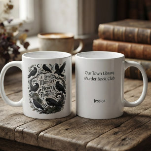 Tasse 2 Couleurs Membre du club de lecture avec graphique de corbea