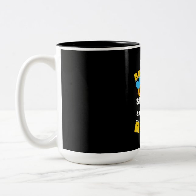 Tasse 2 Couleurs Même les abeilles occupées (Gauche)