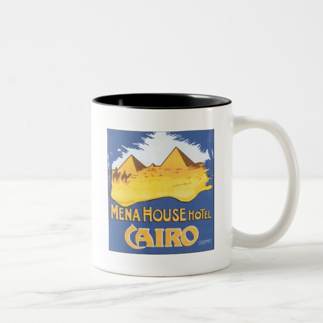 Tasse 2 Couleurs Mena House Hotel Cairo Egypt (Droit)