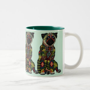 Tasse 2 Couleurs menthe d'amour carlin