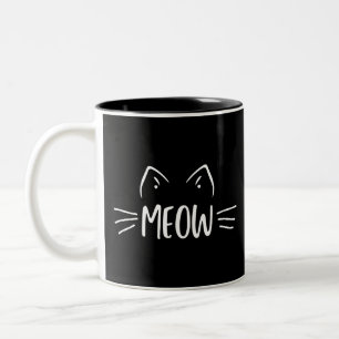 Tasse 2 Couleurs Meow Cat