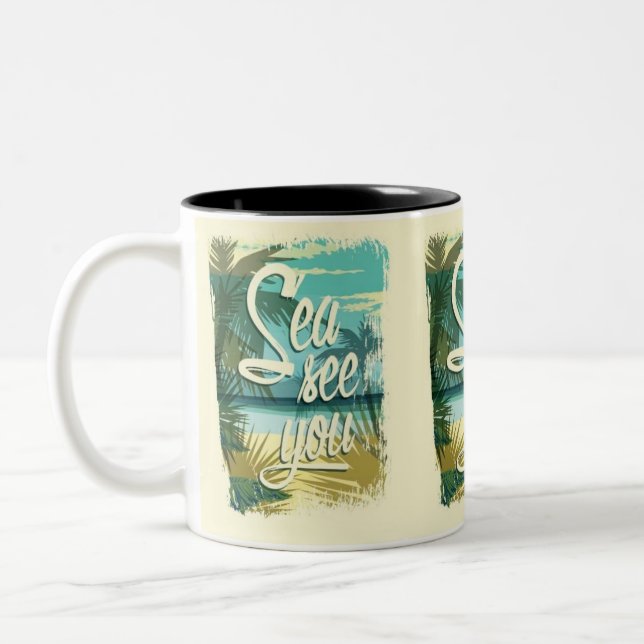 TASSE 2 COULEURS MER VOUS VOIR (Gauche)
