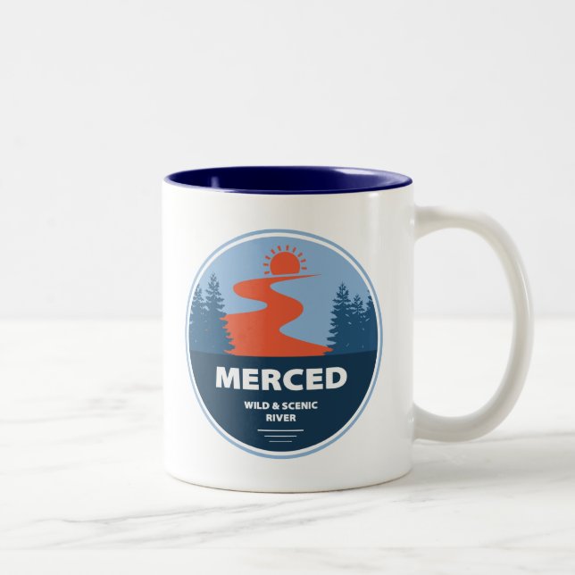 Tasse 2 Couleurs Merced Wild Et Pittoresque River California (Droit)