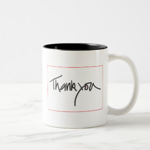 Tasse 2 Couleurs Merci