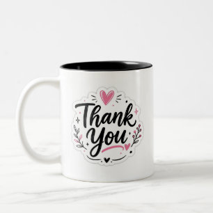 Tasse 2 Couleurs Merci