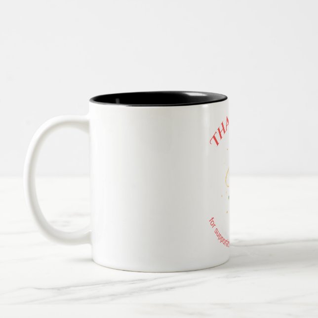 Tasse 2 Couleurs Merci (Gauche)