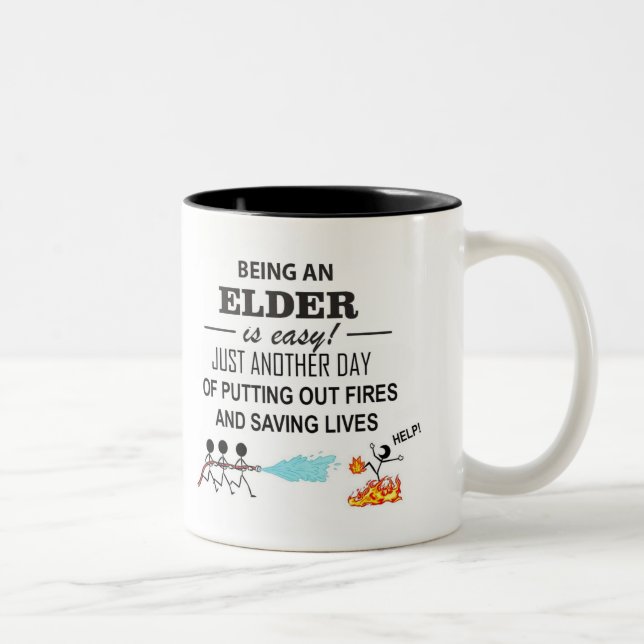 Tasse 2 Couleurs Merci Anciens (Droit)