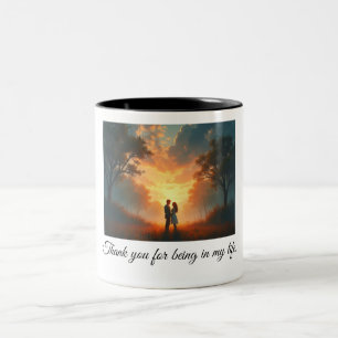 Tasse 2 Couleurs Merci d'être dans ma vie