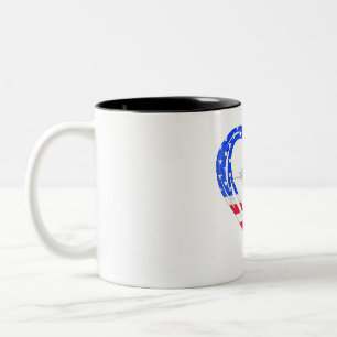 Tasse 2 Couleurs Merci pour votre drapeau Service American