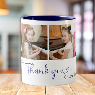 Tasse 2 Couleurs Merci Prof de Musique 4 Photo Moderne 
