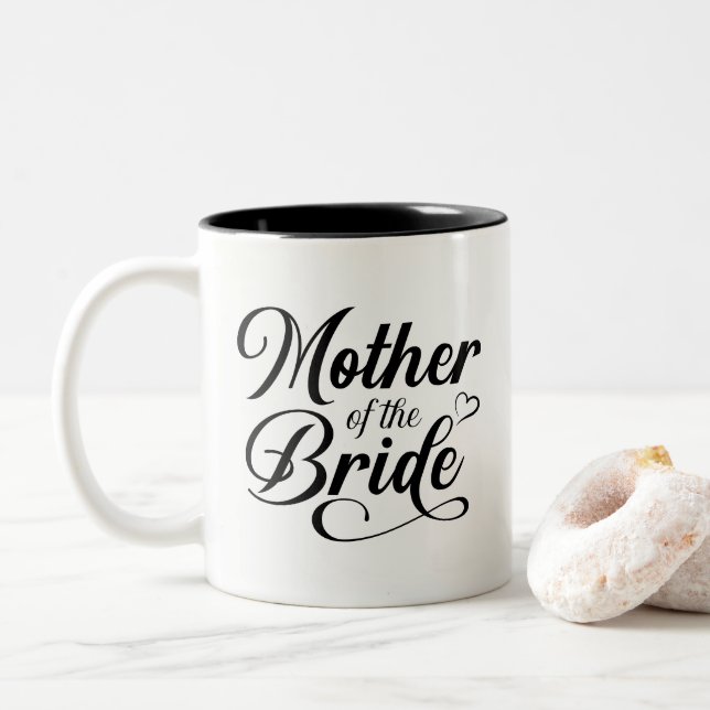 Tasse 2 Couleurs Mère de la mariée (Avec donut)