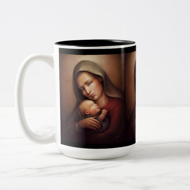 Tasse 2 Couleurs Mère divine (Gauche)