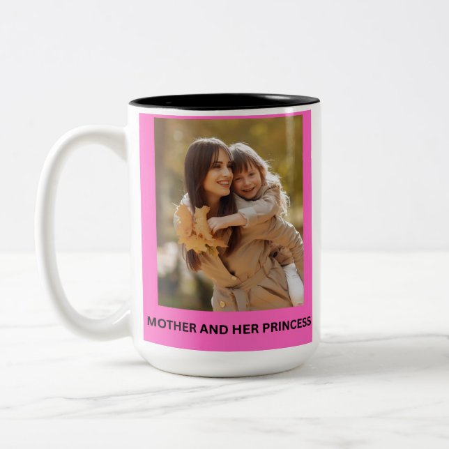 TASSE 2 COULEURS MÈRE ET SA PRINCESSE (Gauche)