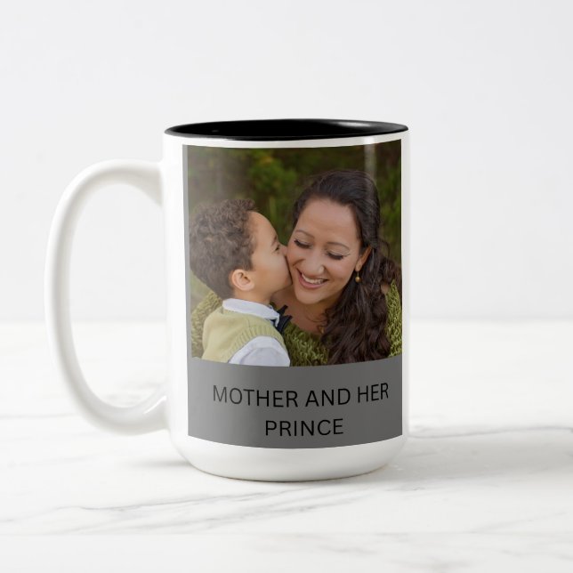 TASSE 2 COULEURS MÈRE ET SON PRINCE (Gauche)