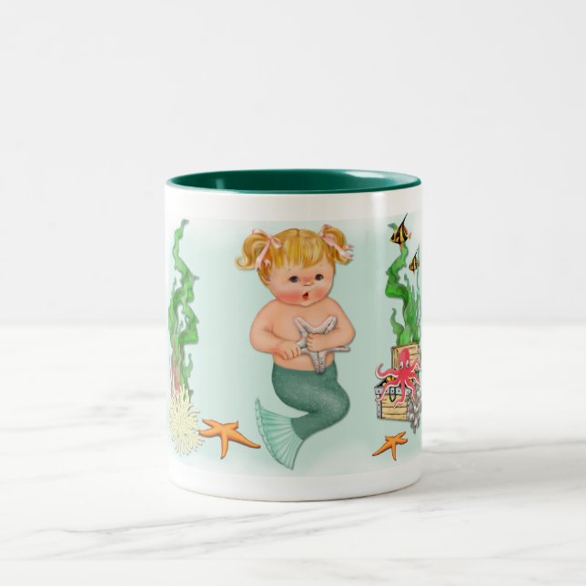Tasse 2 Couleurs Mermaid Girl (Centre)