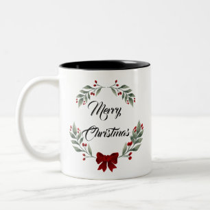 Tasse 2 Couleurs Merry christmas