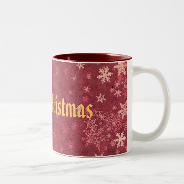 Tasse 2 Couleurs Merry Christmas (Droit)