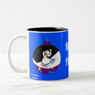 Tasse 2 Couleurs Merry Pride Snowman