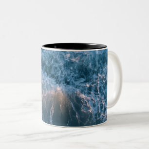 Tasse 2 Couleurs Merveilleuses Vagues Bleues
