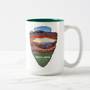 Tasse 2 Couleurs Mesa Arch Canyonlands Parc national Arrowhead