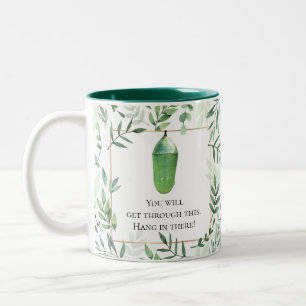 Tasse 2 Couleurs Message d'encouragement personnalisé Monarch Butte