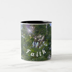 Tasse 2 Couleurs Message inspirant : "Foi"