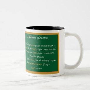 Tasse 2 Couleurs Mesure d'inspirations de succès