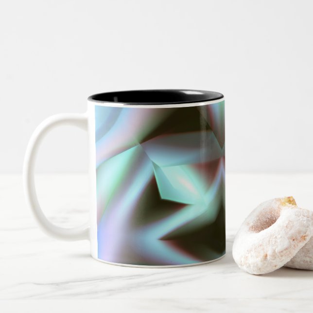 Tasse 2 Couleurs Métal look fun (Avec donut)