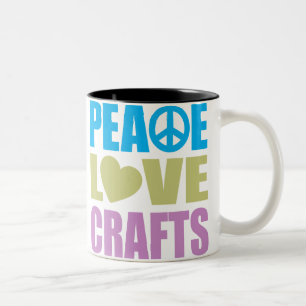 Tasse 2 Couleurs Métiers d'amour de paix