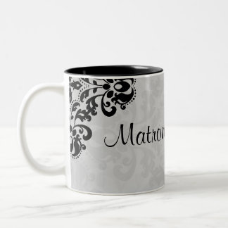 Tasse 2 Couleurs Métron d'honneur victorien noir et gris