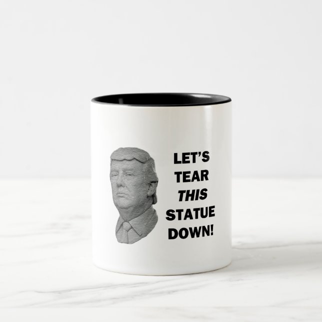 Tasse 2 Couleurs Mettons cette statue en bas (Centre)
