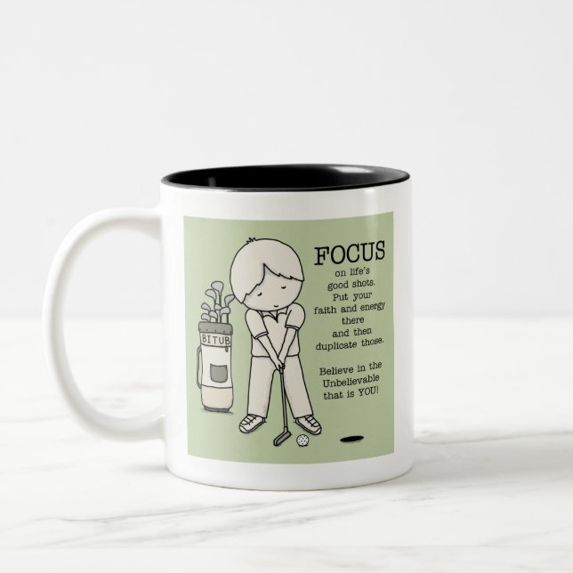 Tasse 2 Couleurs Mettre l'accent sur le bien (Gauche)