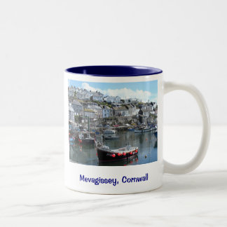 Tasse 2 Couleurs Mevagissey, les Cornouailles, Angleterre