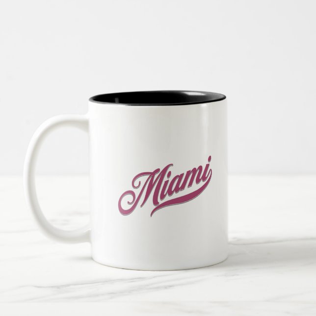 Tasse 2 Couleurs Miami Floride (Gauche)
