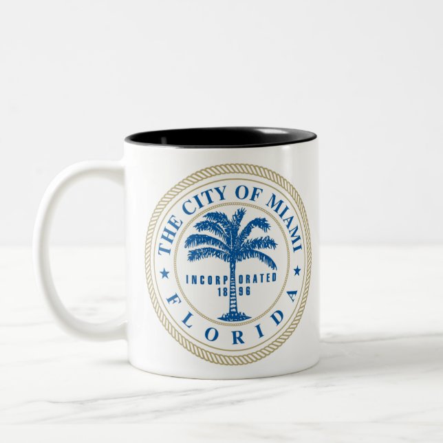Tasse 2 Couleurs Miami Floride (Gauche)