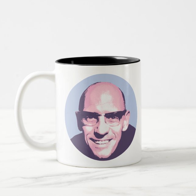 Tasse 2 Couleurs Michel Foucault (Gauche)