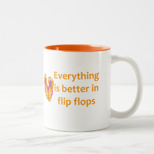 Tasse 2 Couleurs Mieux vaut en tongs