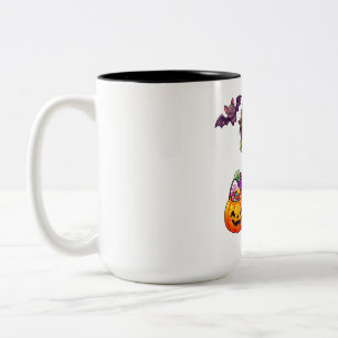 Tasse 2 Couleurs Mignon garçon zombie Halloween
