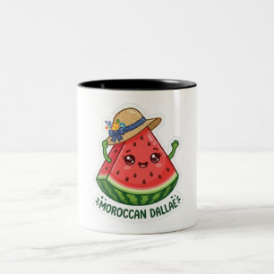 Tasse 2 Couleurs Mignon Kawaii Dallae Marocain Autocollant Traditio