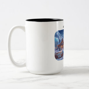 Tasse 2 Couleurs Mignon Monstre Bleu Fluffy Crème Glacée Café M