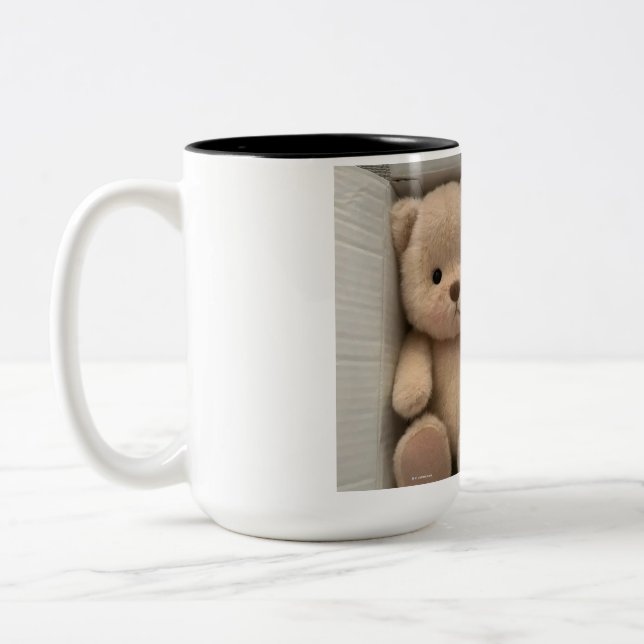 Tasse 2 Couleurs mignon muet (Gauche)