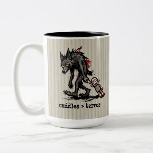 Tasse 2 Couleurs Mignon Singe Chaussette Monstre Loup-Garou Jouet P