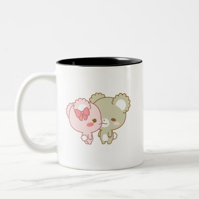 Tasse 2 Couleurs mignonette petits sucres câlins (Gauche)