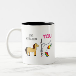 Tasse 2 Couleurs Mignonne Faveur De Mariage Pour Mère En Droit, Dr