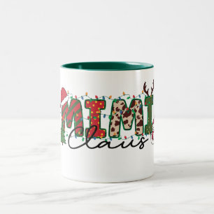 Tasse 2 Couleurs Mignonne Mimi Claus