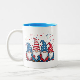 Tasse 2 Couleurs Mignons nains de dessin animé USA-68123