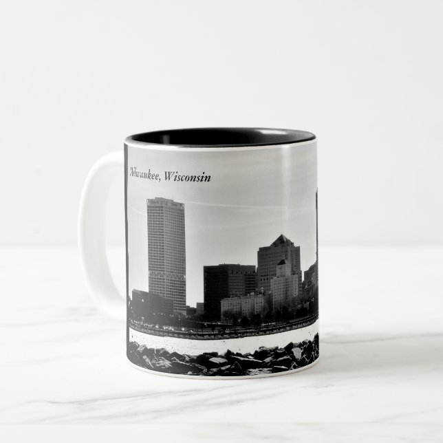Tasse 2 Couleurs Milwaukee, le Wisconsin (Devant gauche)