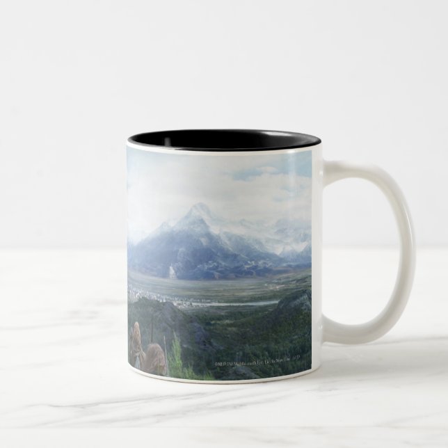 Tasse 2 Couleurs Minas Tirith en vue (Droit)