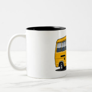 Tasse 2 Couleurs Mini bus caricature