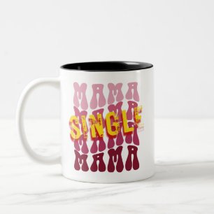 Tasse 2 Couleurs Mini-minimaliste simple Mama